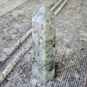 XXL Polished Labradorite Crystal Point Tower